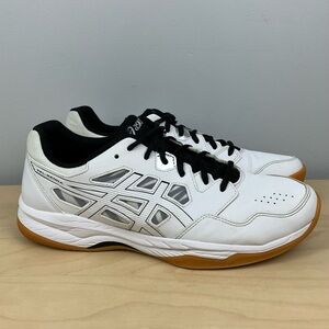 Asics Men’s Size 9.5 Gel-Renma White Black Gum Athletic Tennis Pickleball Shoes